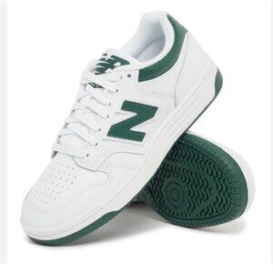 NWT Unisex New Balance 480 Sneakers Green/White Size M7.0/W8.5